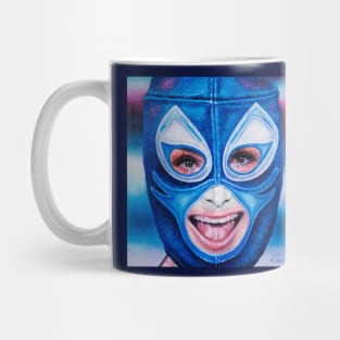 Dylan: Wrestling Mask Portrait Mug